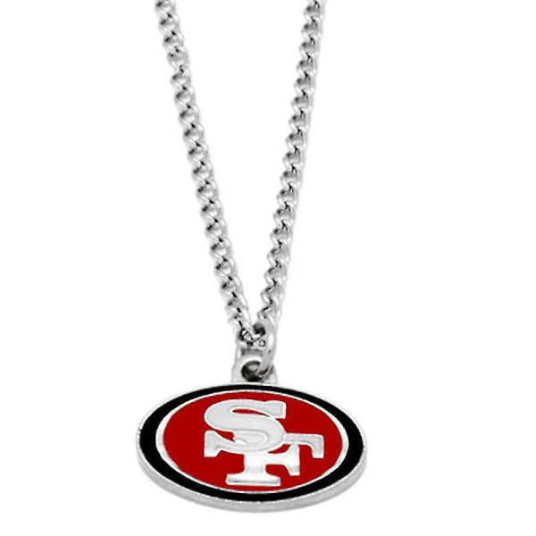 Fotball-logo Halskjede Charm anheng - NFL Velg ditt lag Sport for fans gaver San Francisco 49ers