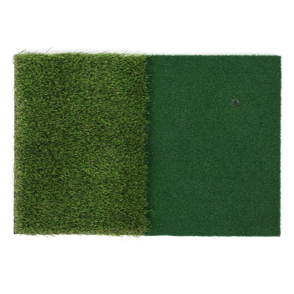 40x60cm 2-in-1 Indoor Golf Putting Training Mat Portable Golf Swing Practice Green