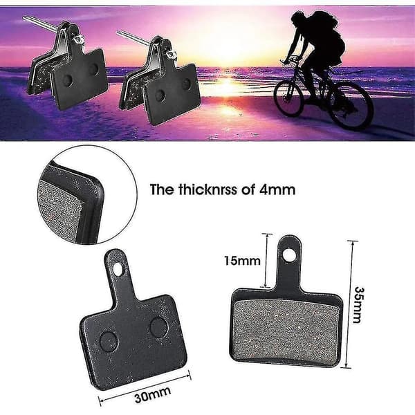 Par Cykelbromsbelägg Ersättningsbromsbelägg