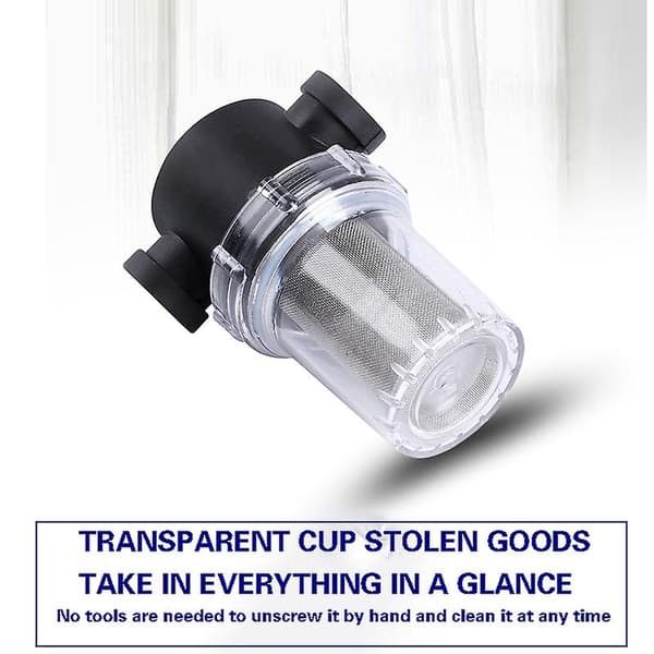 Trädgårdsdamm 20mm/25mm/32mm Inline Mesh Sil Vattenpump Bevattning Högflödes Rörledningsfilter 32mm 425 UM