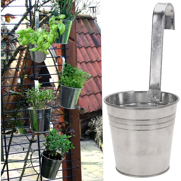 4 st Hängande Krukor Balkong Blomkruka Hängande Balkongkruka Växtkruka Att Hänga Växtkruka Att Hänga Upp