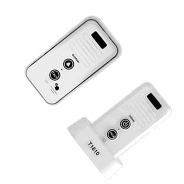 Wireless Intercom Doorbell 1500m Range Waterproof Rechargeable Home Intercom US Plug 100-240V
