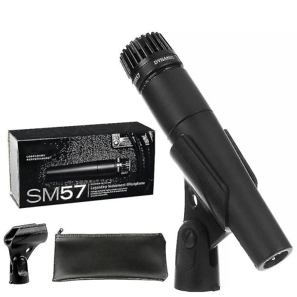 Shure SM57 Legendær Dynamisk Mikrofon Profesjonell Ledningsført Håndholdt Kardioid Karaoke Mikrofon For Scene Studioinnspilling Gave