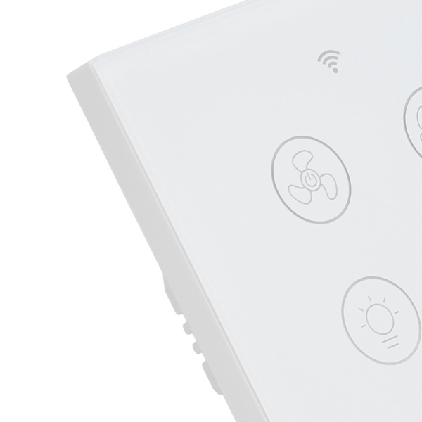 Intelligent Wifi Fan Light Switch Support RF Remote Control