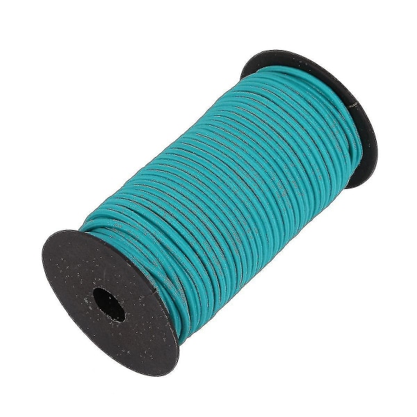 4 mm bredt elastisk bånd, rund elastiksnor Green 1m