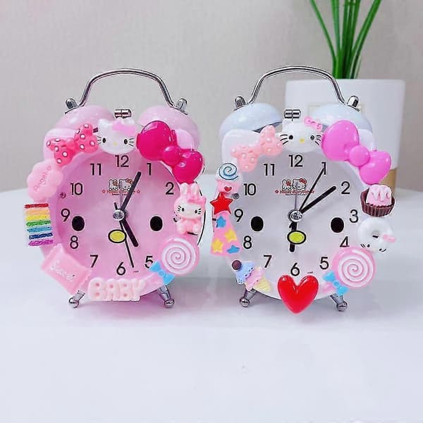 SBSG SAYTAY Väckarklocka för sovrum, Hello Kitty Väckarklocka, Skrivbordsklocka för studenthem