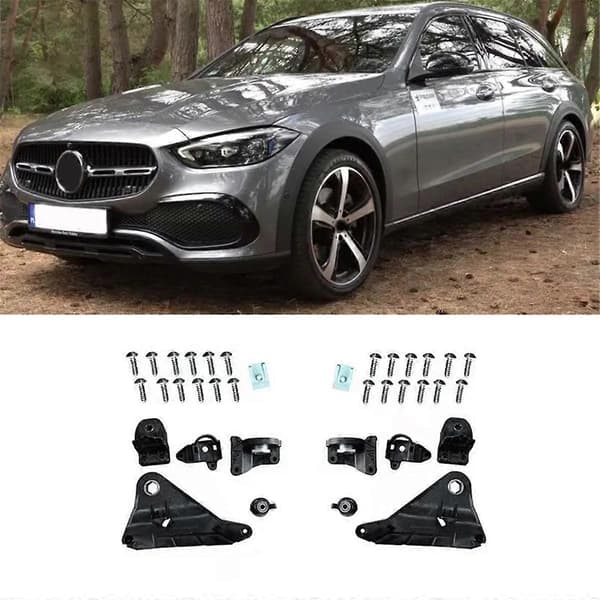 1 Pair Headlight Repair Bracket Kit A2068209700 A2068209800 for - C Class W206 2022-2024 Headlight Fi