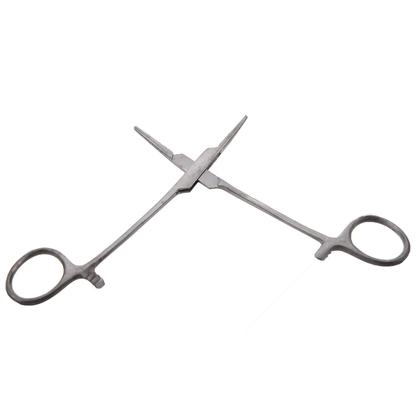 Nya 5" Fishing Rostfritt stål raka hemostat pincett låsklämmor