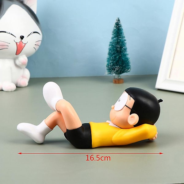 17cm Doraemon Nobi Nobita Actionfigurer Anime Nobita Pvc Model Legetøj Kage Dekoration