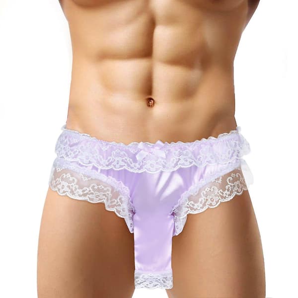 Miesten avoin stringit Violet L