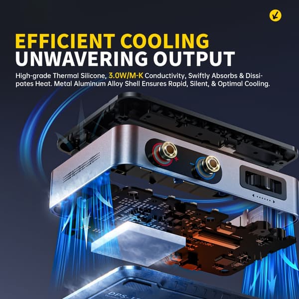 User-friendly Power Supply 30V 5A for Serial Device Connection, Portable Size Standard 0.42
