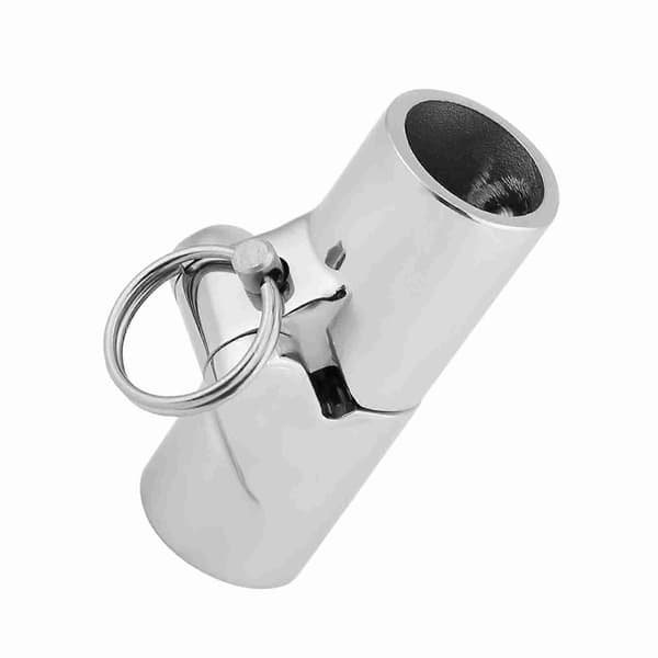 Sammenleggbar svingkobling i rustfritt stål for rør og slange (22 mm)