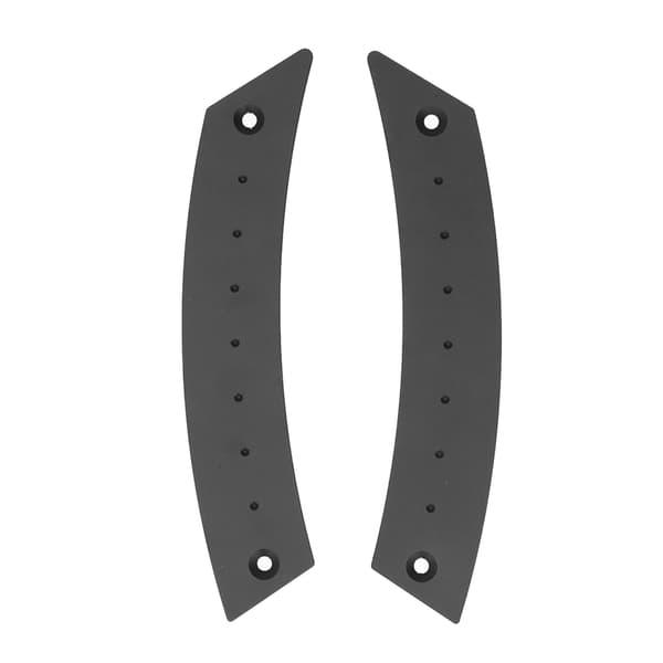 1 Pair Inner Door Handle Aluminum Alloy Replacement Car Accessories Black