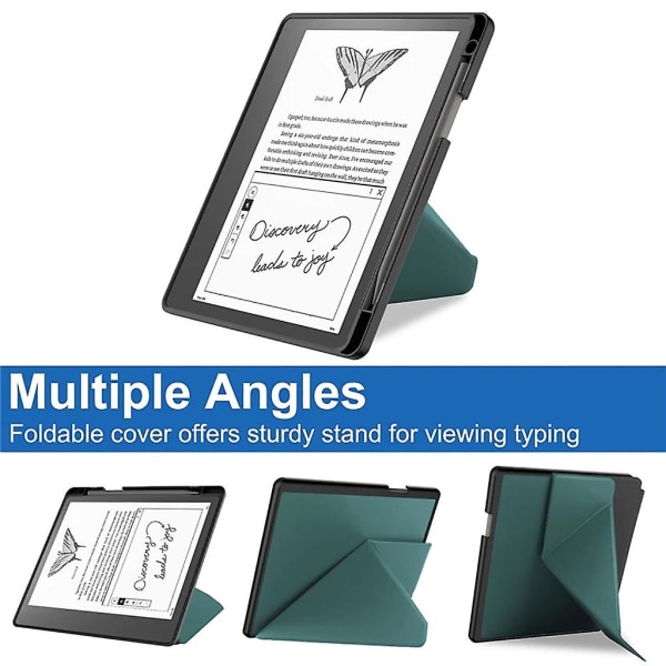 Til Kindle Scribe 10,2 tommer 2022 Release Multi-folde Stand Lædercover Butterfly