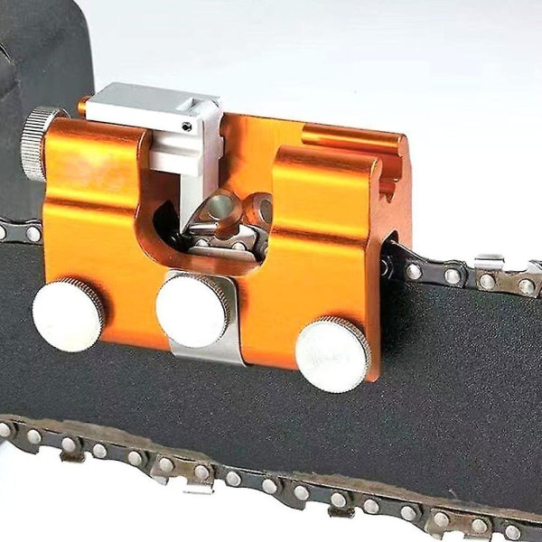 Timberline Chainsaw Chain Sharpening Jig Elektrisk Chainsaw Sharpening Kit til alle typer motorsave, guld