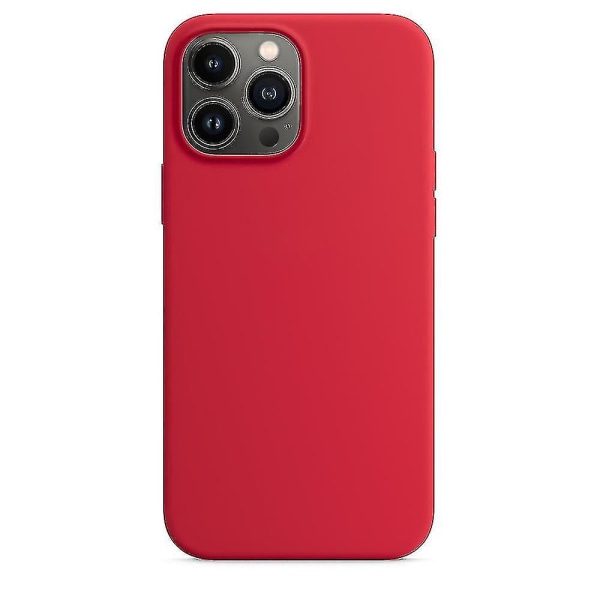 Silikondeksel for iPhone 13 Pro Max Red