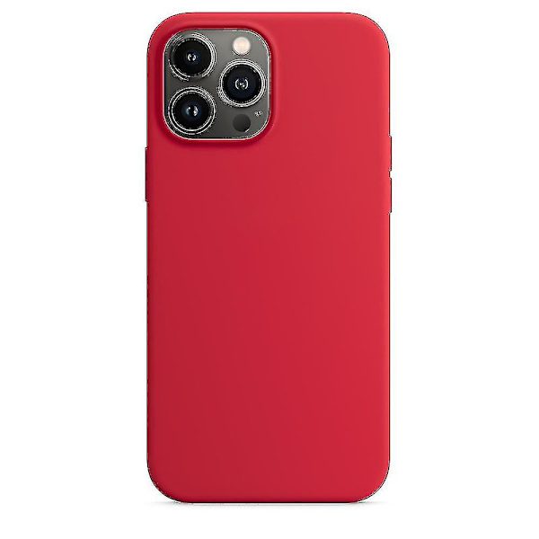 Silikonfodral för iPhone 13 Pro Max Red