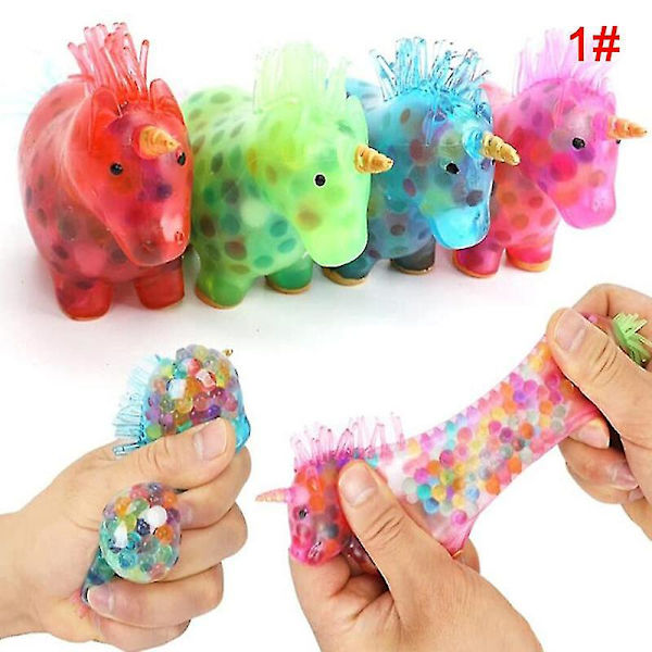 Enhjørning Stressbolde Legetøj Klem Legetøj Stressaflastning Fidget Squishy Stressbold