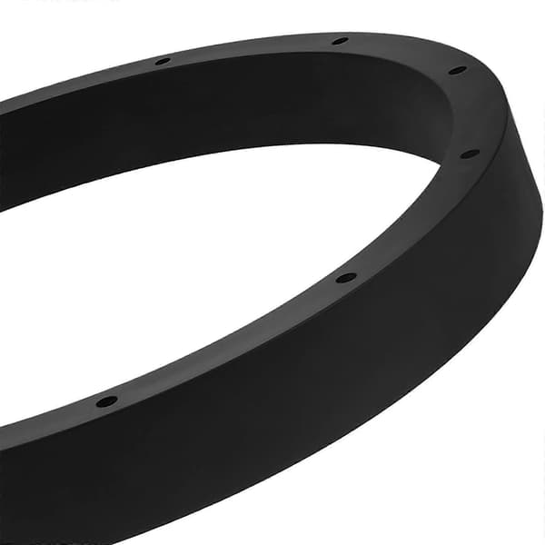 Ringbase for propanbeholder, baseholder, propanbeholder silikonringholder Black 20.30X20.30X2.40CM