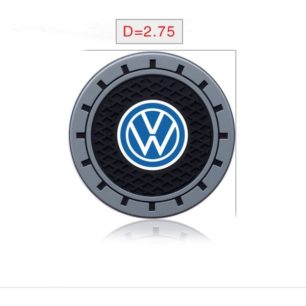 Auton kupinpidikealusta, kupinpidikealustan insertti VW Bora Beetlelle, liukumaton kupinpidike auton tarvikkeet, musta