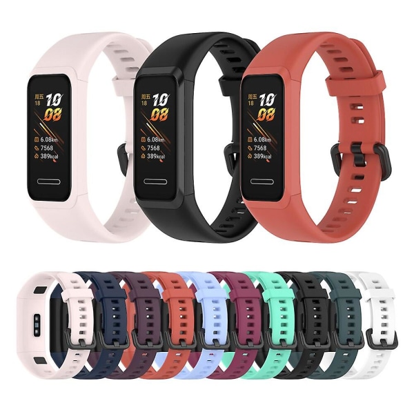 1 kpl Unisex-kellohihna 22 mm Huawei Band 4:lle (ads-b29) Vaihtohihna Honor Bandille A01