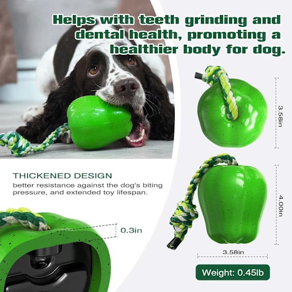 Dog Toy - Phoesky - Interactivity - Fruit Shape - Bite Resistant - Squeak Function