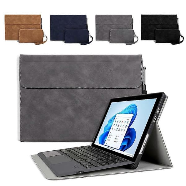 Tabletti PU C Grey For Microsoft Surface Pro X