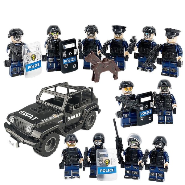 Swat militærbyggeklodser Legetøj Minifigursæt Set 4