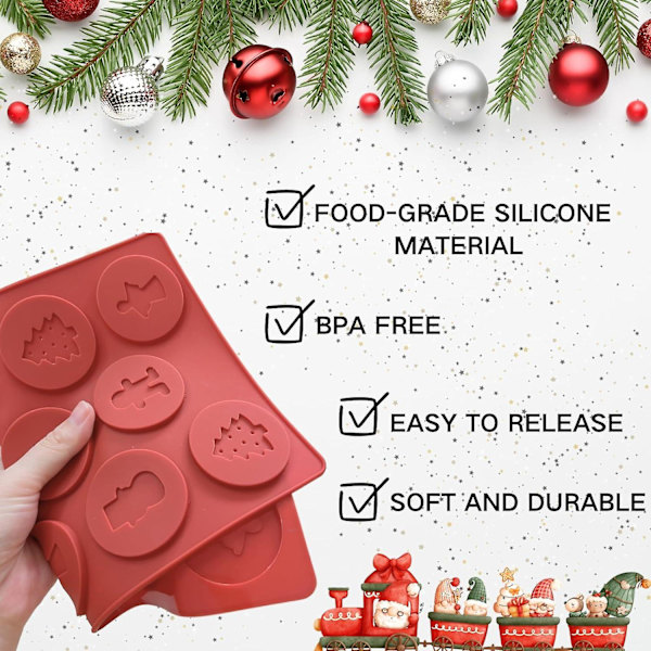x Silikonforme til Påskechokolade - 16 Hulrum - Påskeæg, Kanin, Kurv - Non-Stick Bageform - Voks Smelteforme til Børn, Påskefest, DIY Chokolade Christmas A