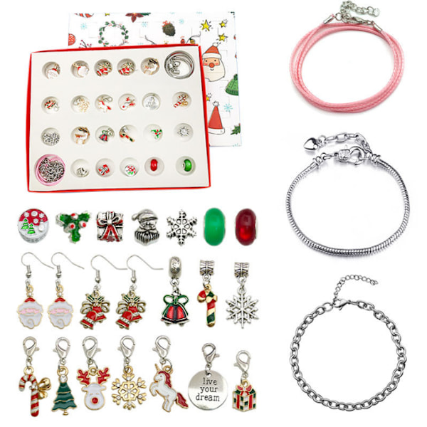 2023 Merry Christmas Calendar Bracelet Kit