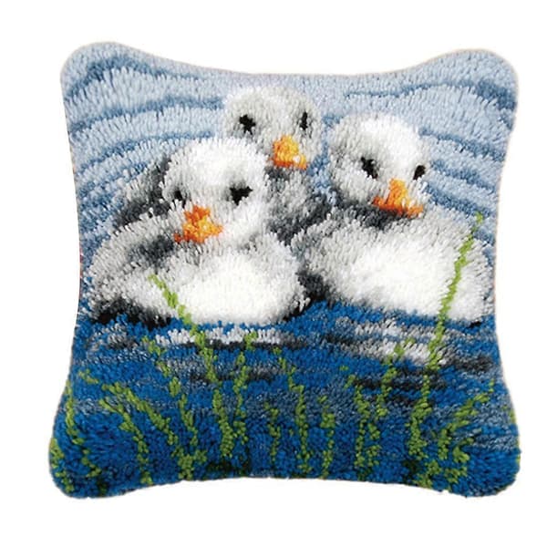 Hæklenåle Låsekrog Værktøj Farverige Blomster Three Duck