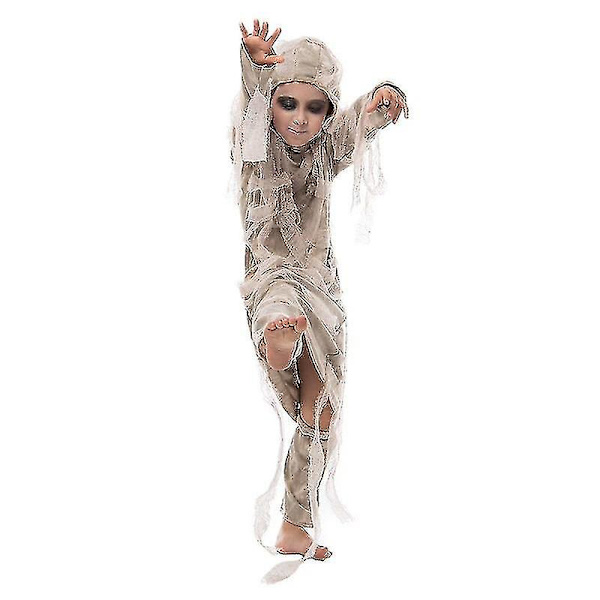 2022 Uusi Lasten Pelottava Egyptin Muumioasu Lapsille Halloween Kauhu Muumio Kääre Asun Cosplay Karnevaali Pääsiäinen Purim Hieno Pukeutuminen Boy L