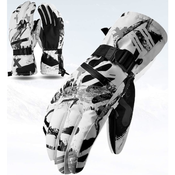 Skihandsker Touch Screen termiske handsker Vandtætte snowboardhandsker