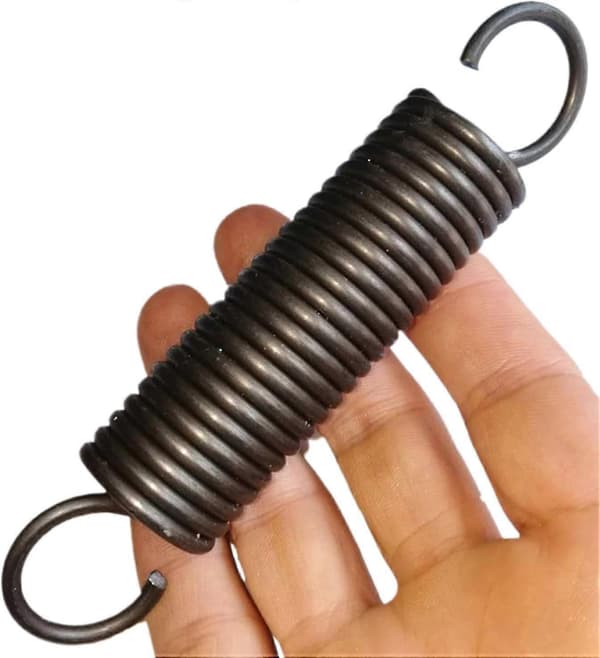 Dobbeltkrog Trækfjeder, 1 stk, 3,5 x 37 x 140mm