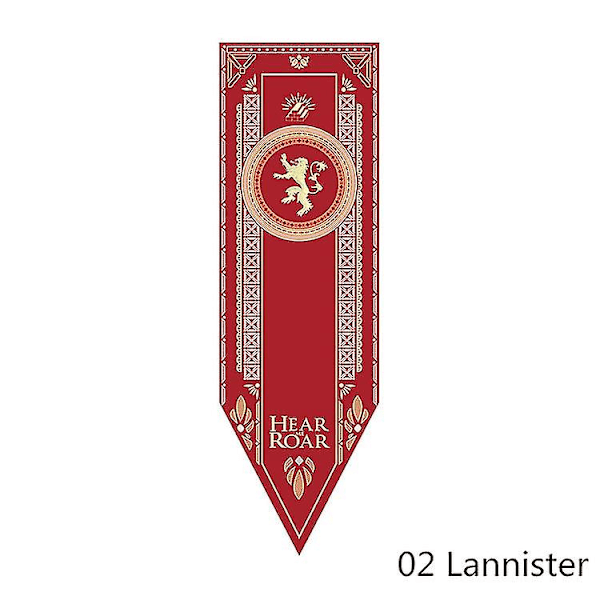 Game of Thrones -ripustuslippu Stark Targaryen Lannister Banner Kotijuhlan Koristeluun 05 Tyrell