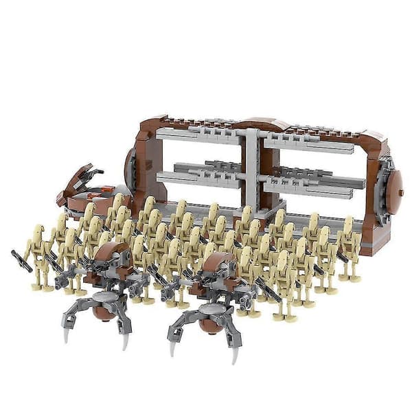 Star Wars Droid Carrier Byggset med 32 Stridsdroid Minifigurer