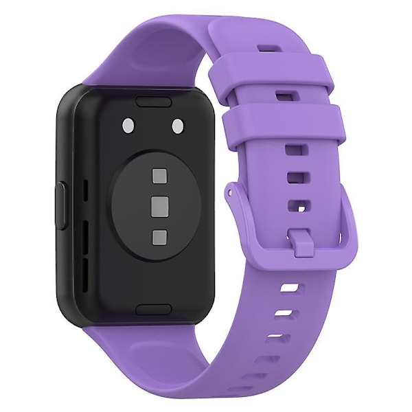Huawei Watch Fit 2:n silikoninen ranneke, vedenkestävä vaihtohihna Purple