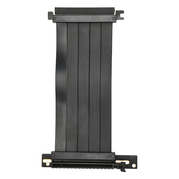 Vertical Mounting PCIe Riser Cable, Flexible Foldable Design with High-Speed Shielded Transmission, 90 Degree EMI-Resistant Connector for Stable GPU