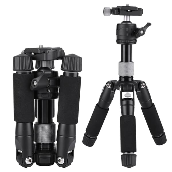 K521 Mini Bærbar Skrivebord Udvidbart Stativ til DSLR Spejlreflekskamera Grå