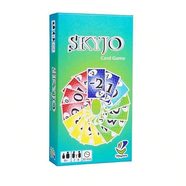 1st Skyjo Card Game" Family Gathering Game Card, roliga semesterkortspel, festbrädspel MULTI