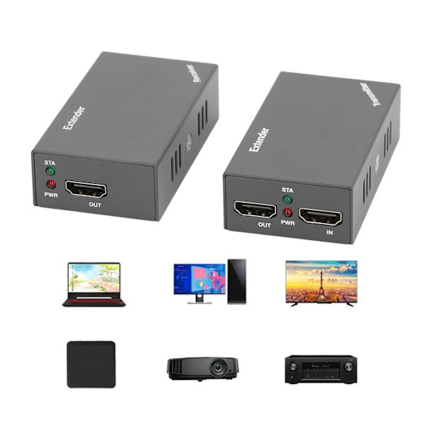 196ft 1080P 60Hz HD Video Extender Kit for Linux, UNIX, DOS