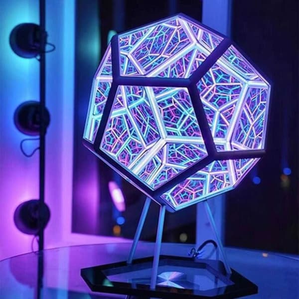 Creative and Cool Infinite Dodecahedron Small Night Light Color