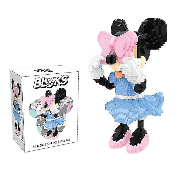 Nya Ankomster Monterade 13601 Mus Mikro Byggstenar Figurer Mickey Minnie Mini Legoly Klossar Leksaker För Barn 13601