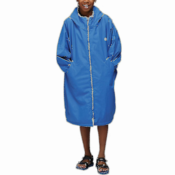 Børne Spirit Of Adventure Hættetrøje Vandafvisende Varmt Tørrende Skiftetøj 5-9 Yrs Oxford Blue