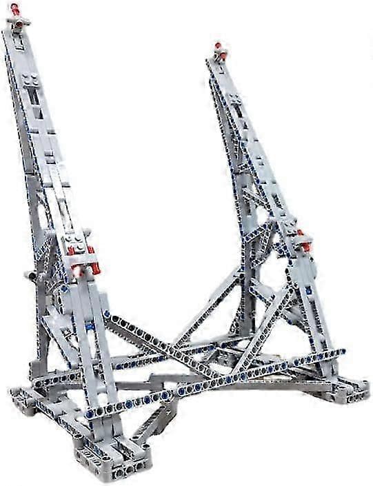 [LCS] 2025 Millenium Falcon Display Stand Vertikal Holder Sæt, DIY Display Beslag Byggeklodser Kit til 75192