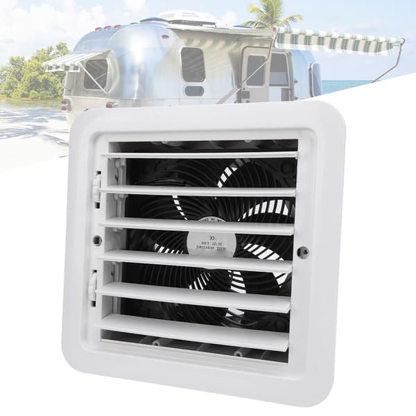 RV Sidevægsventilator 12V 5W Manuel Justering Sideventilation E