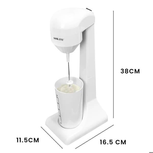 Milkshake Machine 450ml 100W Fast and Compact Sokany White Vit