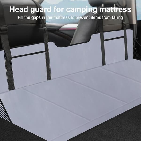 Non-inflatable Car Mattress - Back Seat Mattress, Foldable and Comfortable Design, Expands Trunk Space, Comes with a Practical Storage Bag. gery