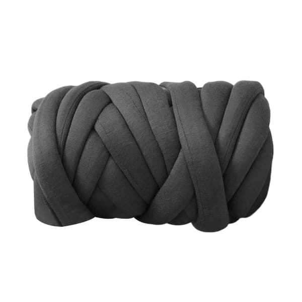 Tykt Garn Strikning Til Arm Strik Blødt Garn 250g Til DIY Tæppefremstilling Deep Gray