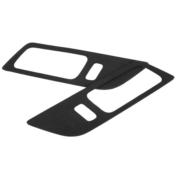 2 PCS Inner Door Handle Frame Machined Interior Decal Replacement for Ford Mustang 2015 2021 Left Hand Drive Black